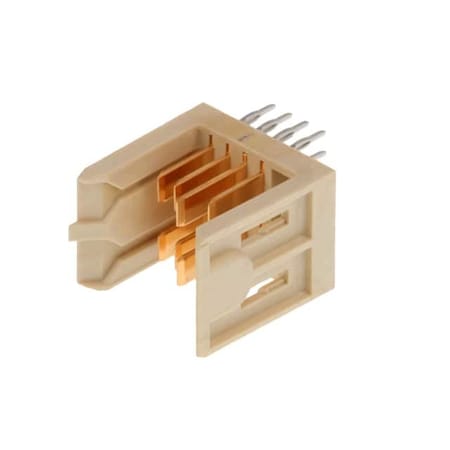 Fci Board Connector, 8 Contact(S), 4 Row(S), Male, Straight, Press Fit Terminal, Locking, Plug 70236-103LF